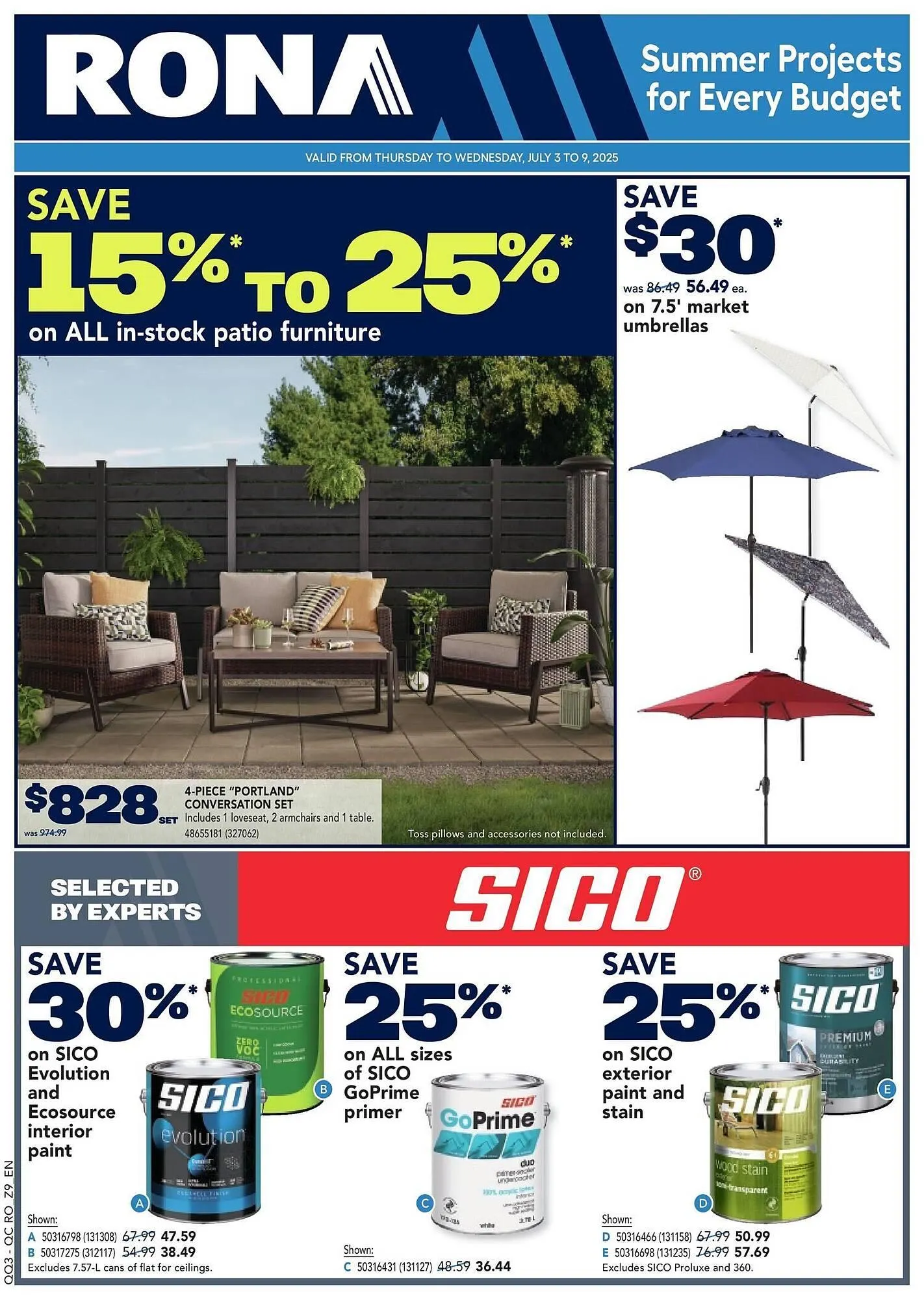 RONA flyer - 1