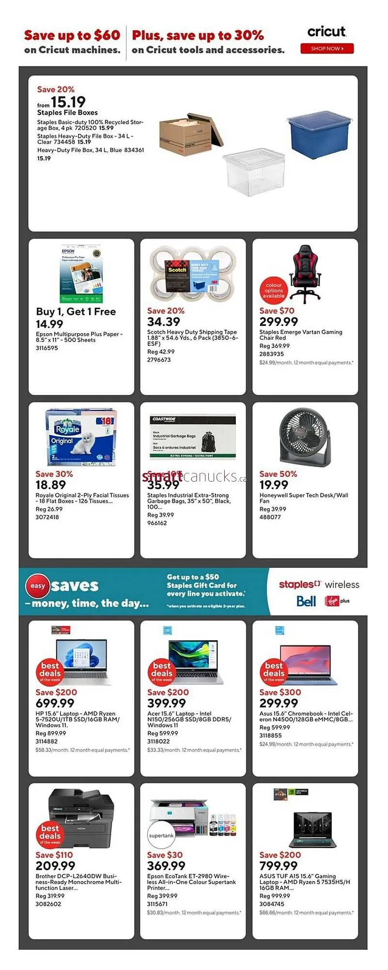 Staples flyer from October 3 to October 9 2025 - flyer page 2