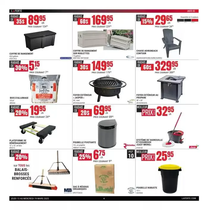 Les Speciaux De La Semaine from March 13 to March 19 2025 - flyer page 4