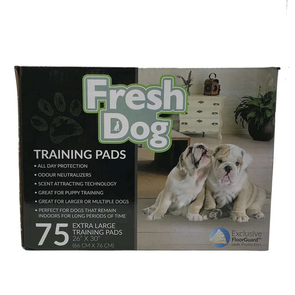 Fresh Dog, Puppy Pads - X-Large - 26x30" - 75 pk