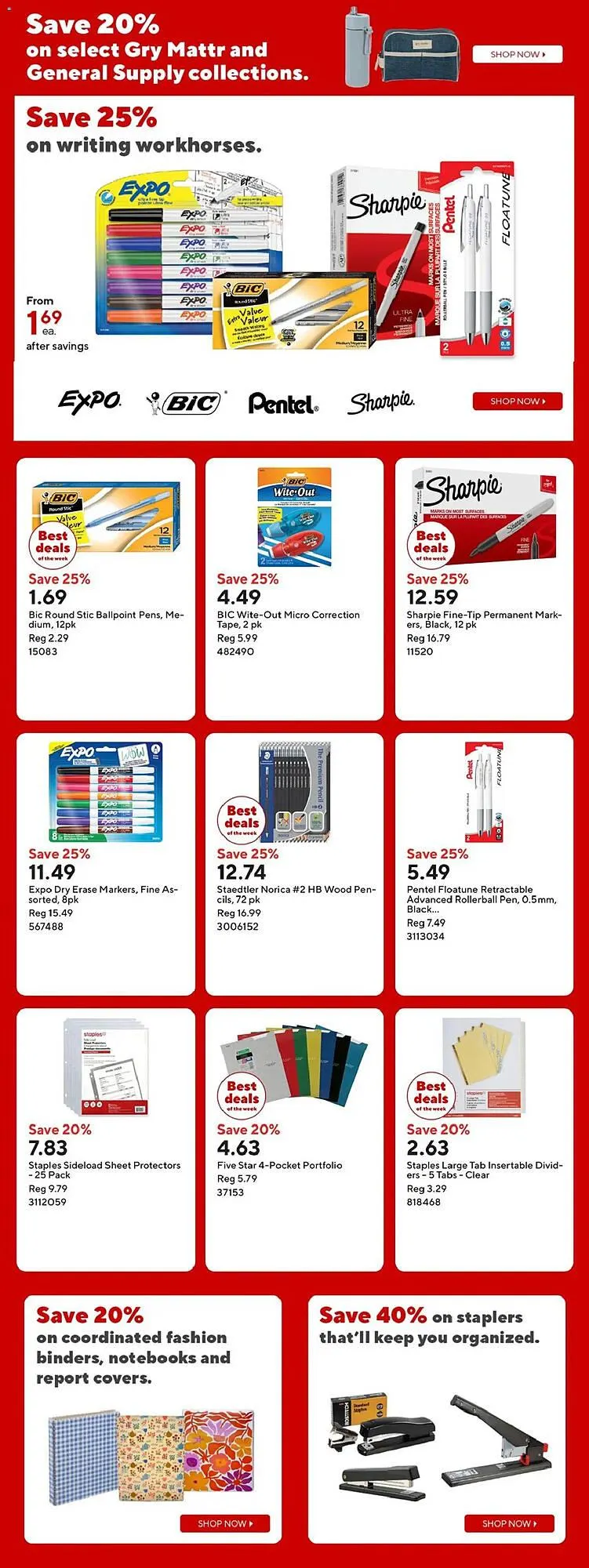 Staples flyer from March 20 to March 27 2026 - flyer page 14