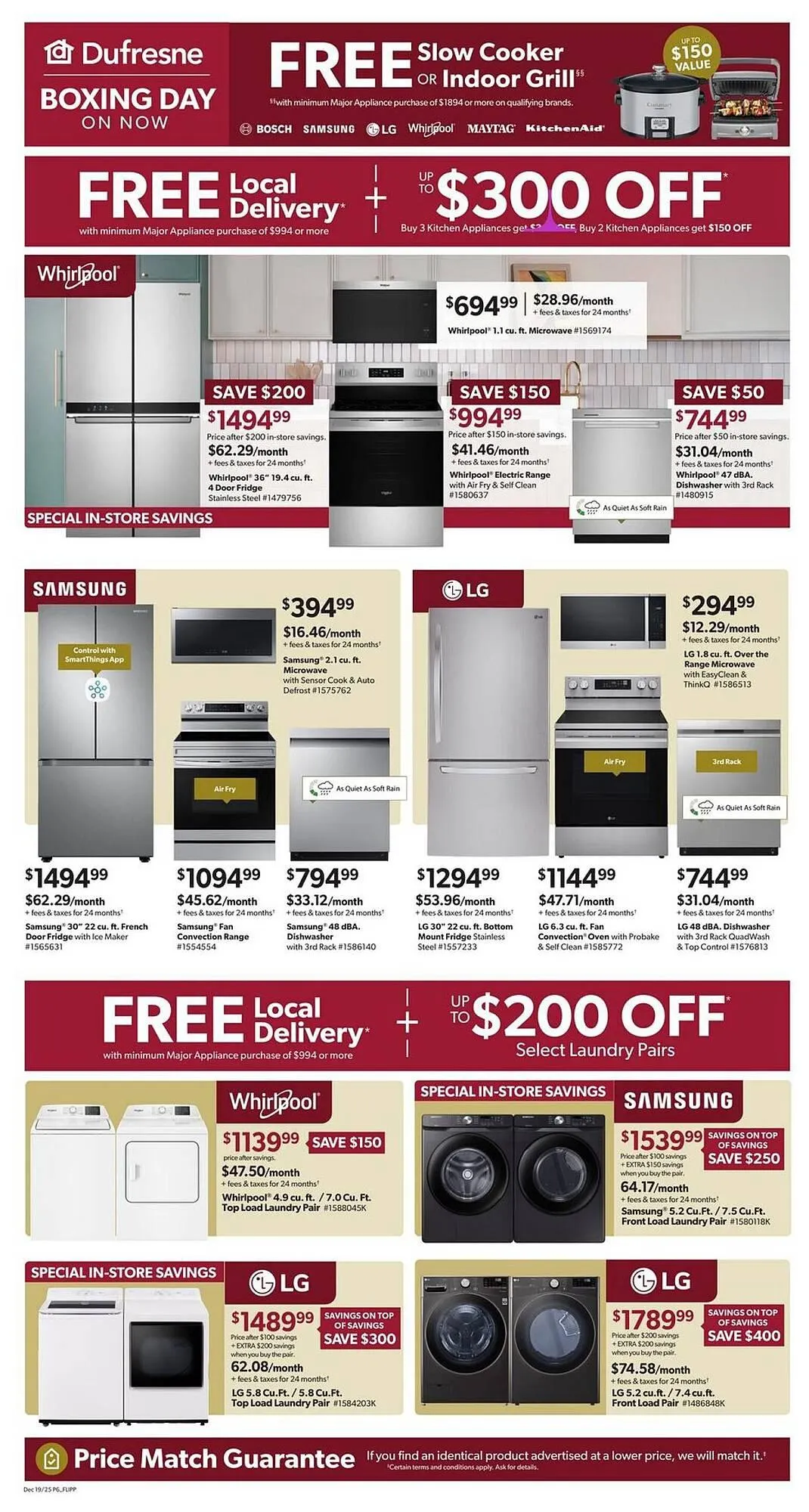 Dufresne flyer from December 19 to January 6 2026 - flyer page 6