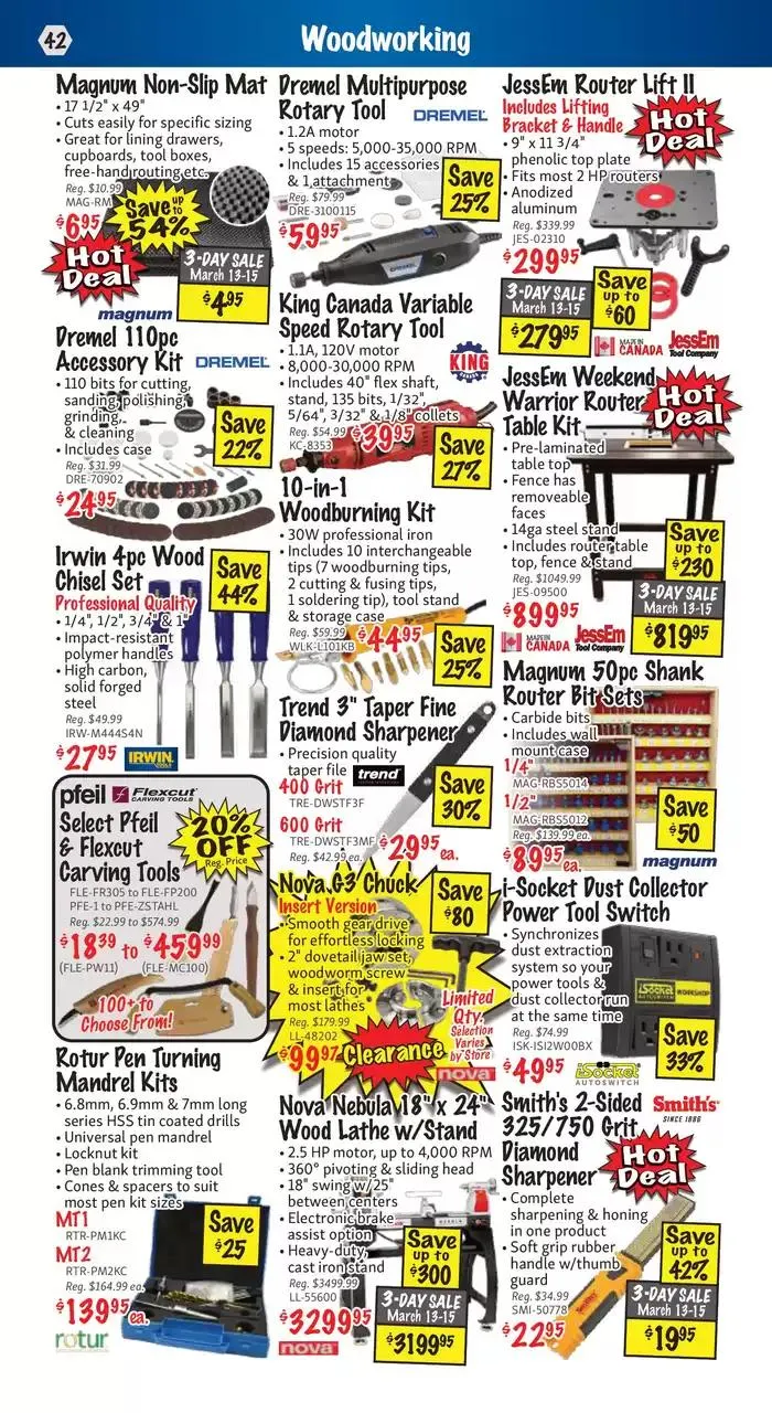 KMS Tools from March 13 to March 31 2025 - flyer page 42