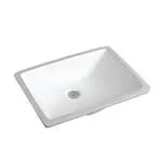 Austere Undermount Sink in White