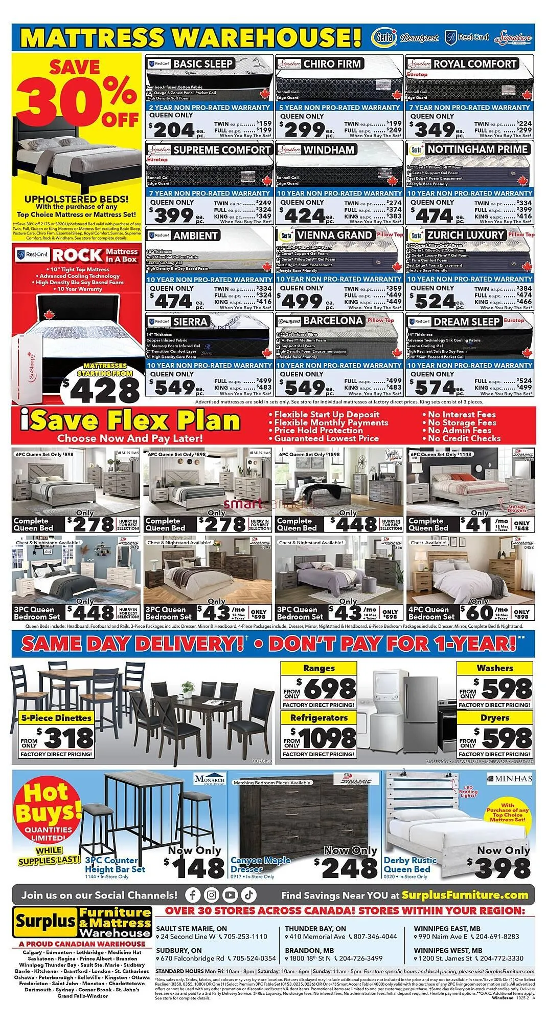 Surplus Furniture flyer from October 8 to October 14 2025 - flyer page 2