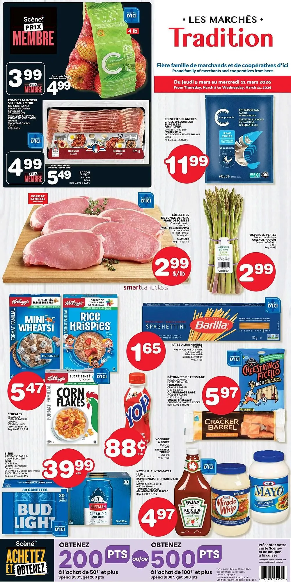 Marches Tradition flyer from March 5 to March 11 2026 - flyer page 1