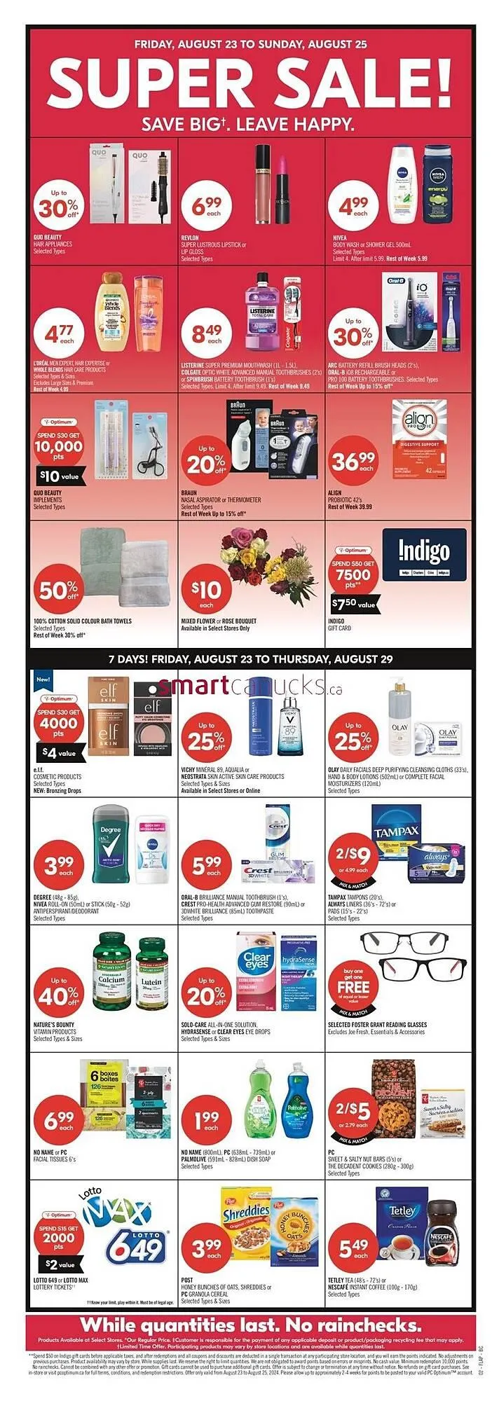 Shoppers Drug Mart flyer from August 22 to August 28 2024 - flyer page 3