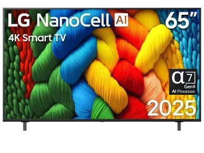 65" LG 65NANO80AUA NanoCell AI NANO80 4K Smart TV 2025
