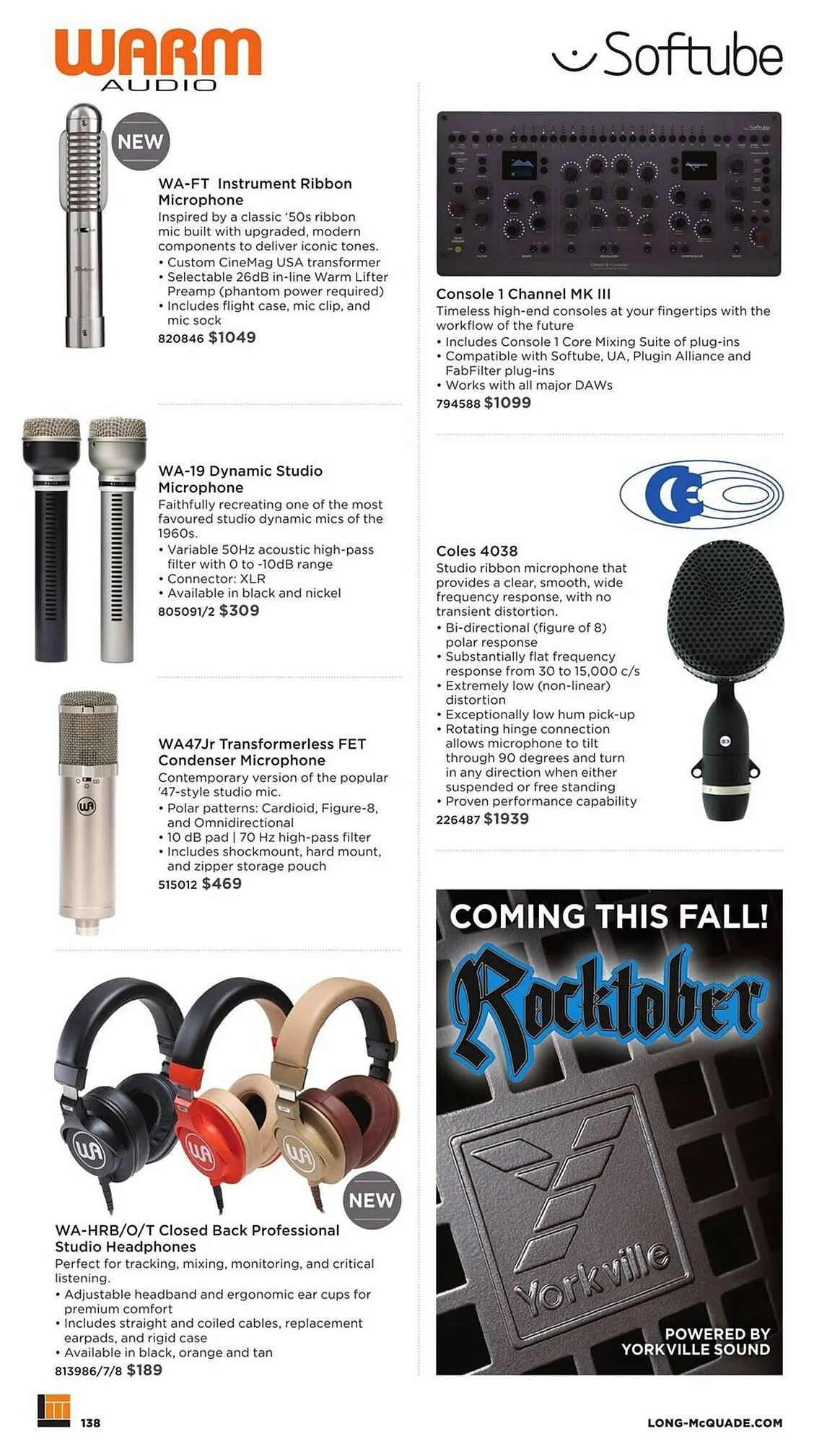 Long & McQuade flyer from October 9 to October 31 2025 - flyer page 138