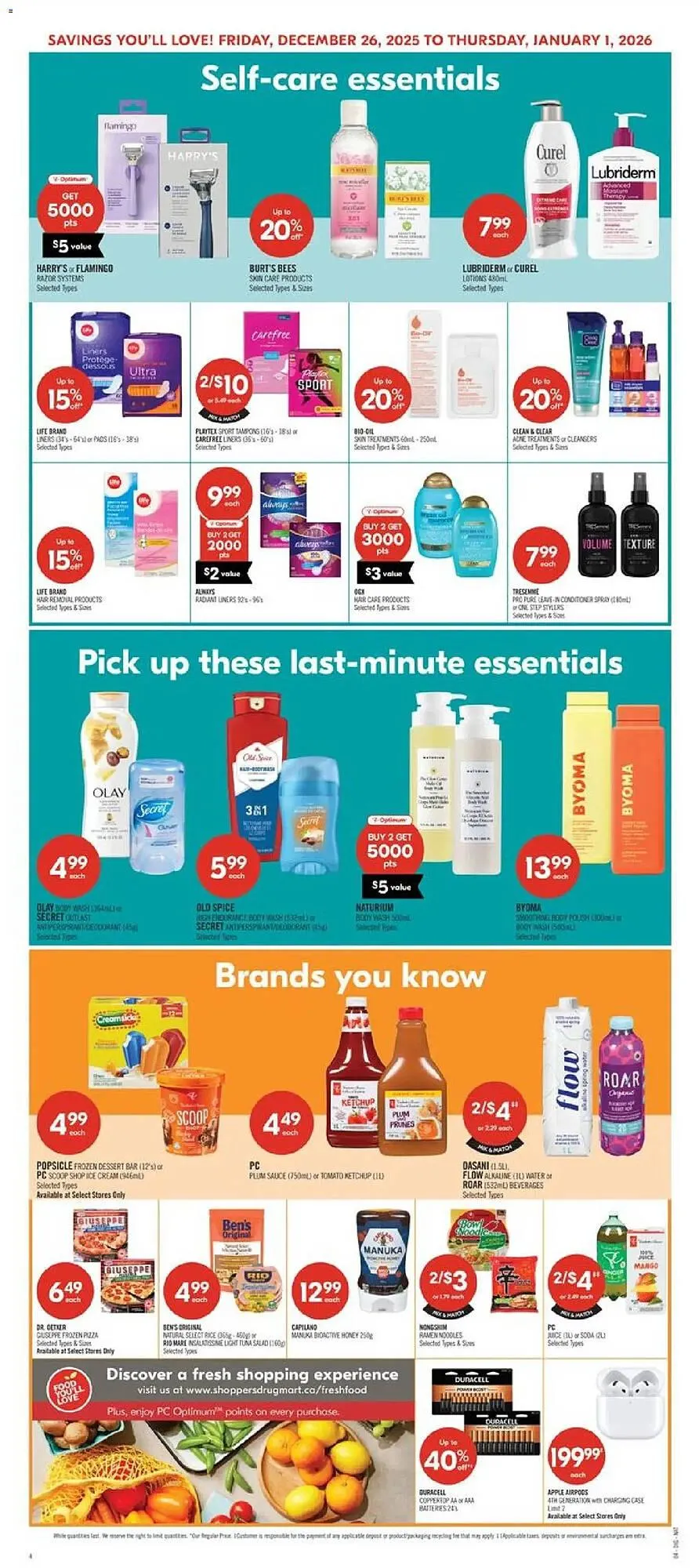 Shoppers Drug Mart flyer from December 26 to January 1 2026 - flyer page 15