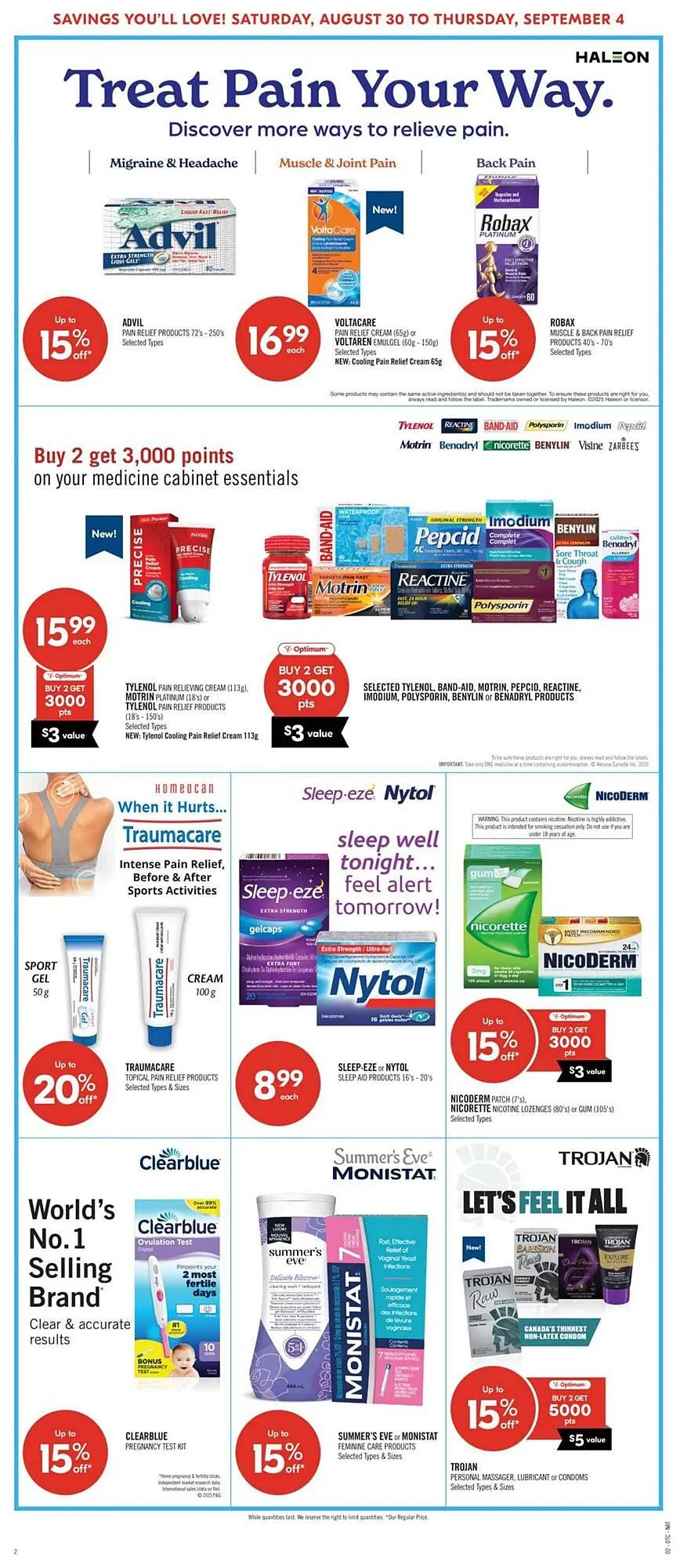 Shoppers Drug Mart flyer from August 29 to October 1 2025 - flyer page 18