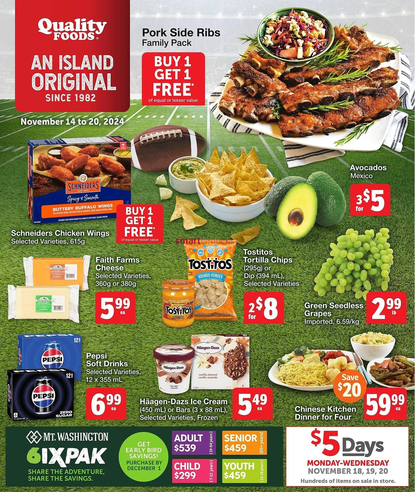 Quality Foods flyer from November 12 to December 26 2024 - flyer page 1