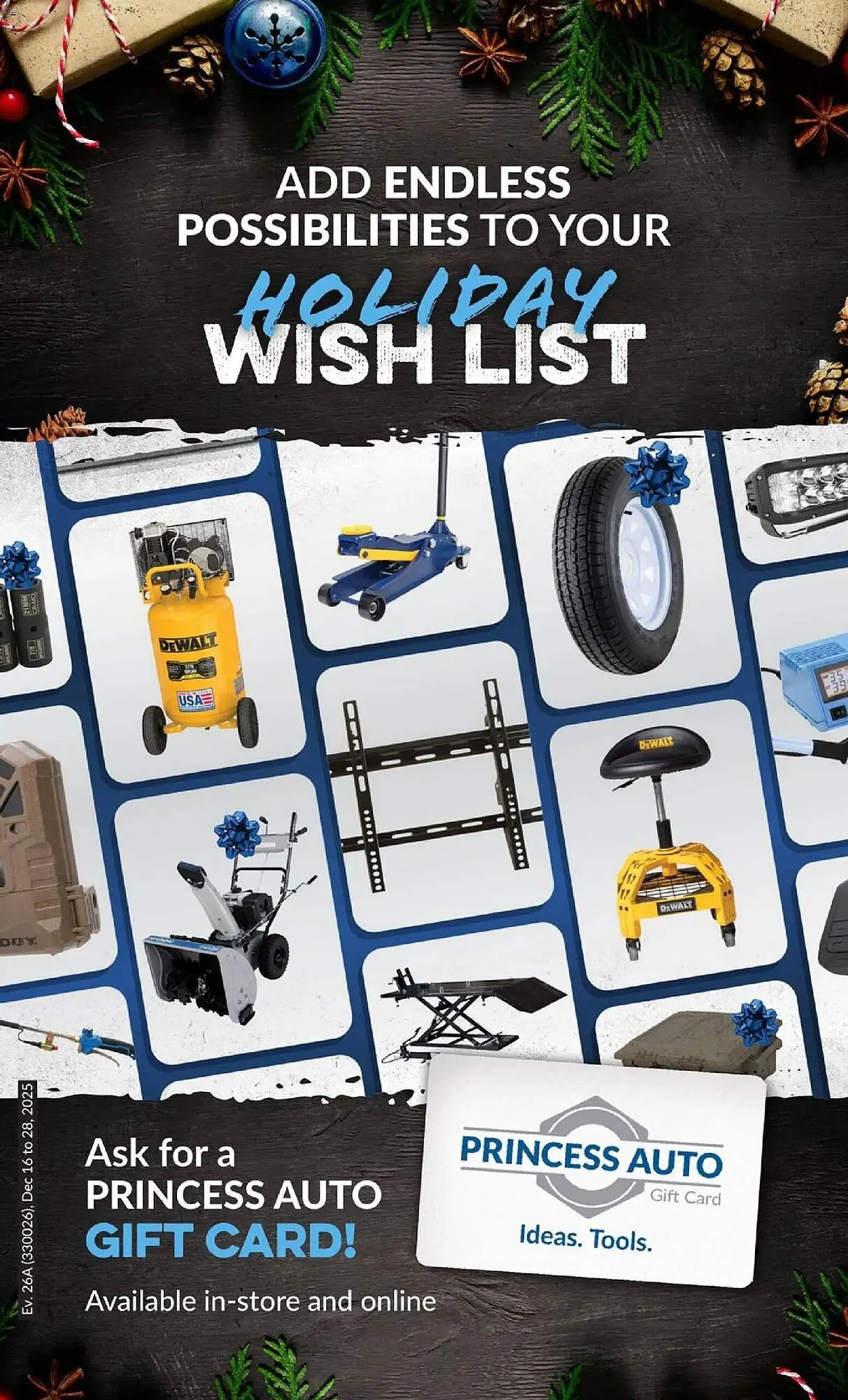 Princess Auto flyer from December 16 to December 28 2025 - flyer page 32