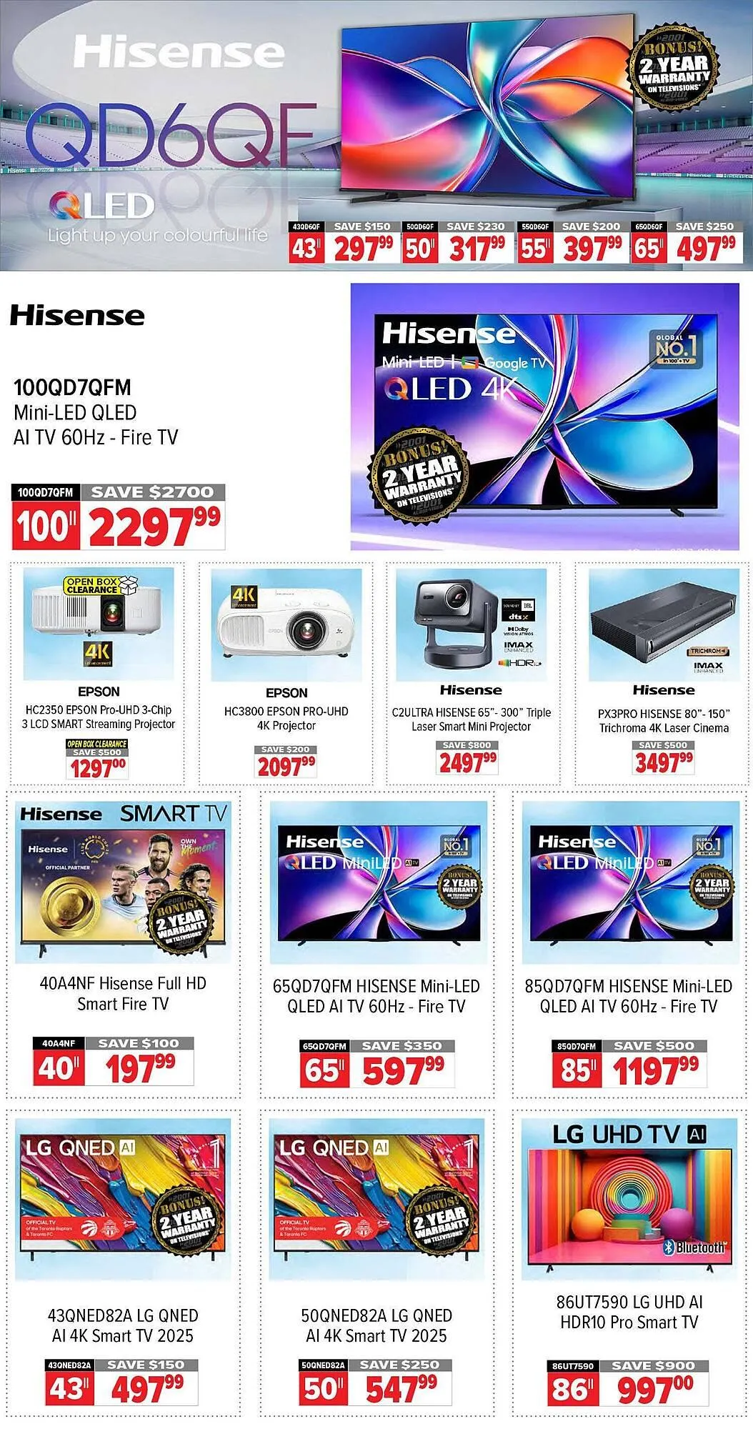 2001 Audio Video flyer from January 2 to January 9 2026 - flyer page 2