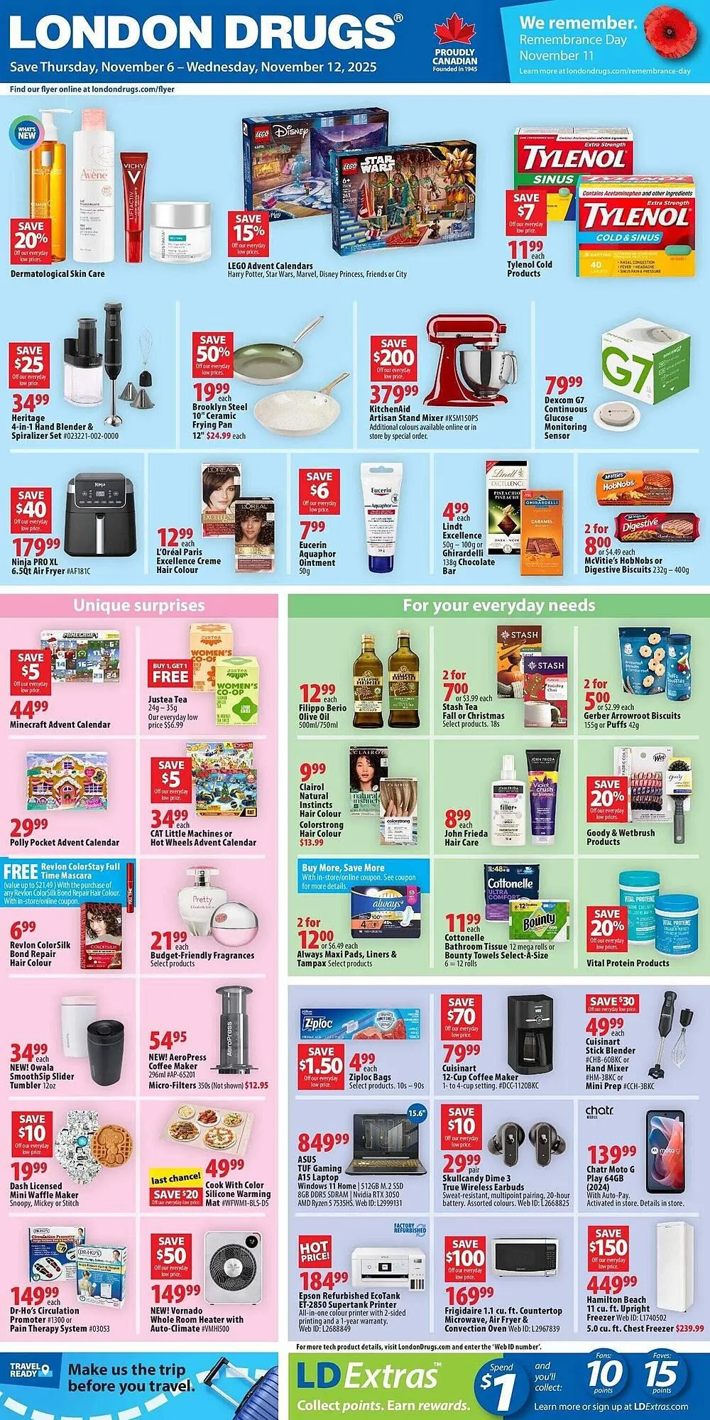 London Drugs flyer from November 6 to November 27 2025 - flyer page 1