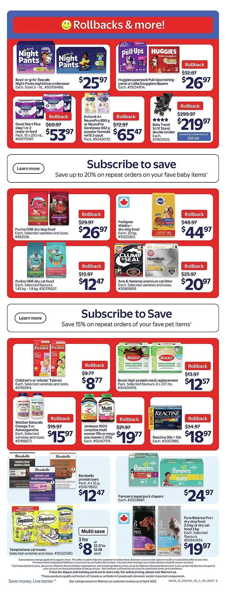 Walmart flyer from July 25 to August 1 2025 - flyer page 8