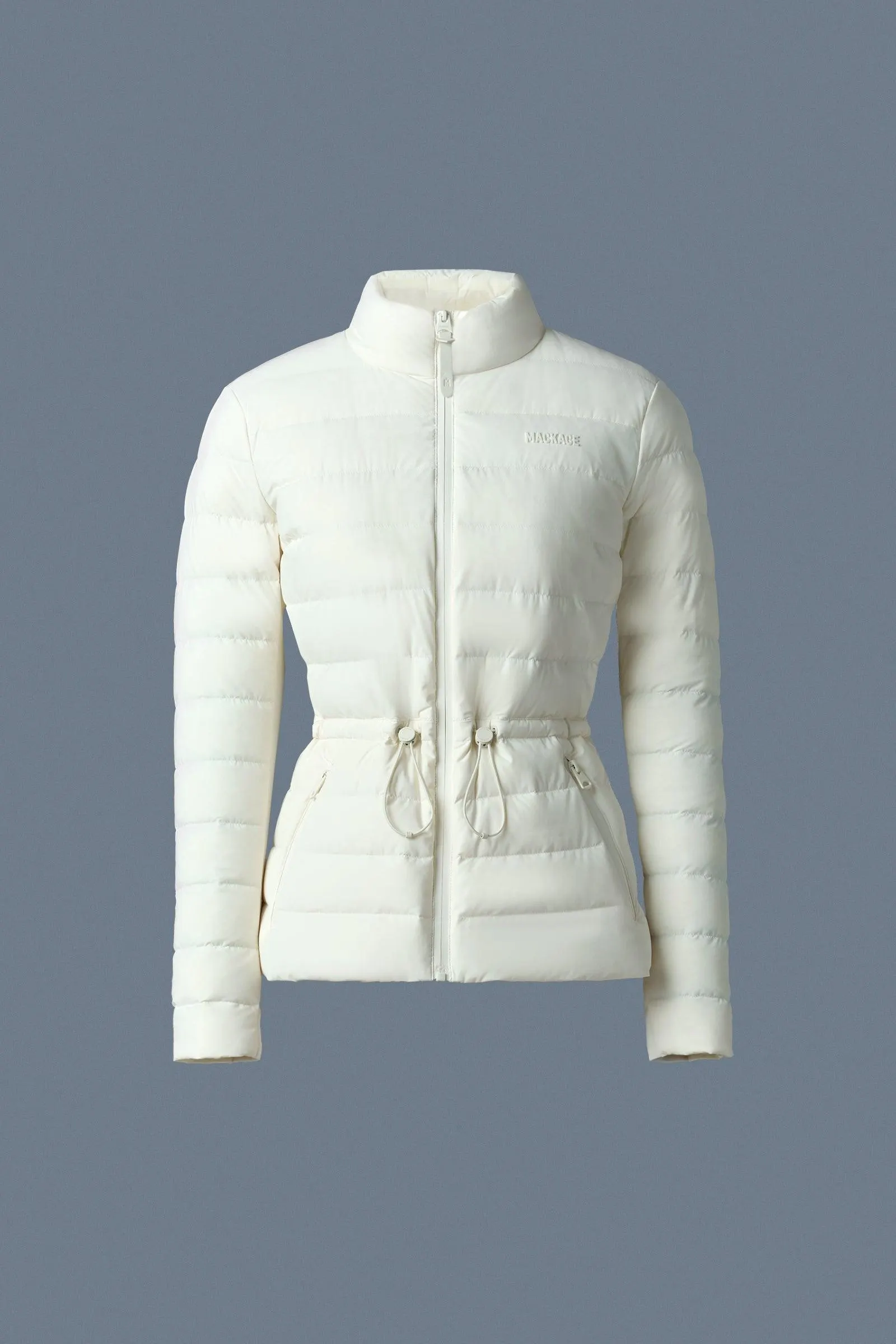 JACEY-CITY Light down jacket with stand collar