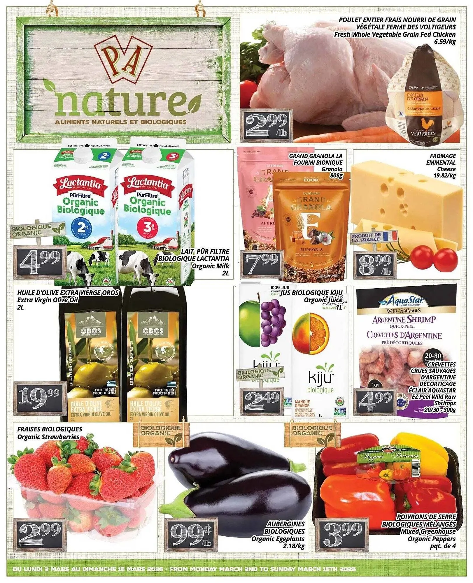Supermarché PA flyer from March 2 to March 16 2026 - flyer page 1