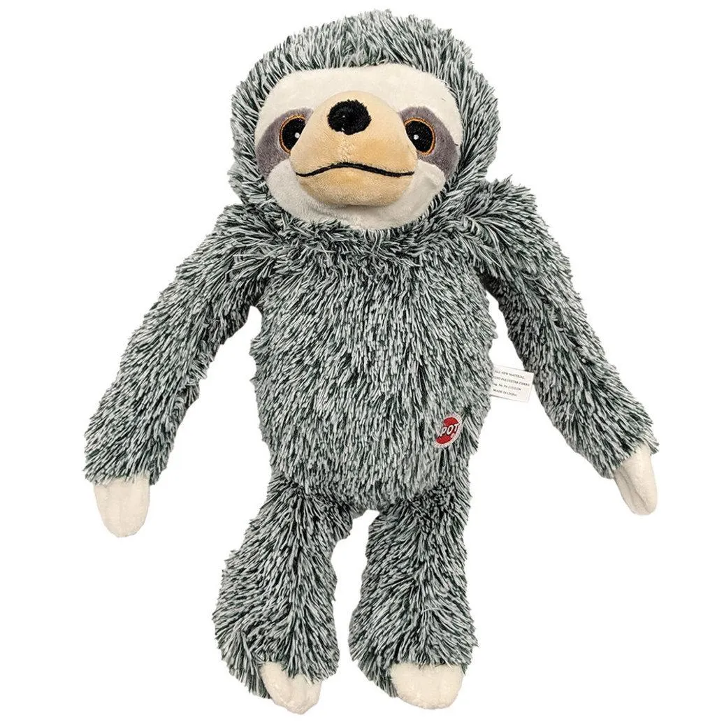 SPOT, Fun Sloth Plush - 13" - Toss Dog Toy