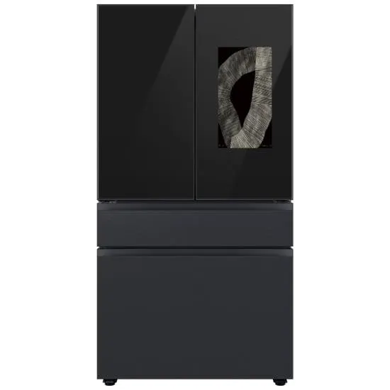 Samsung Bespoke RF29BB89008MAC French Door Refrigerator, 36 inch Width, ENERGY STAR Certified, 28.6 cu. ft. Capacity, Charcoal colour Family HubTM Beverage CenterTM, Dual Ice Maker with Ice BitesTM, Twin Cooling PlusTM, FlexZoneTM Drawer