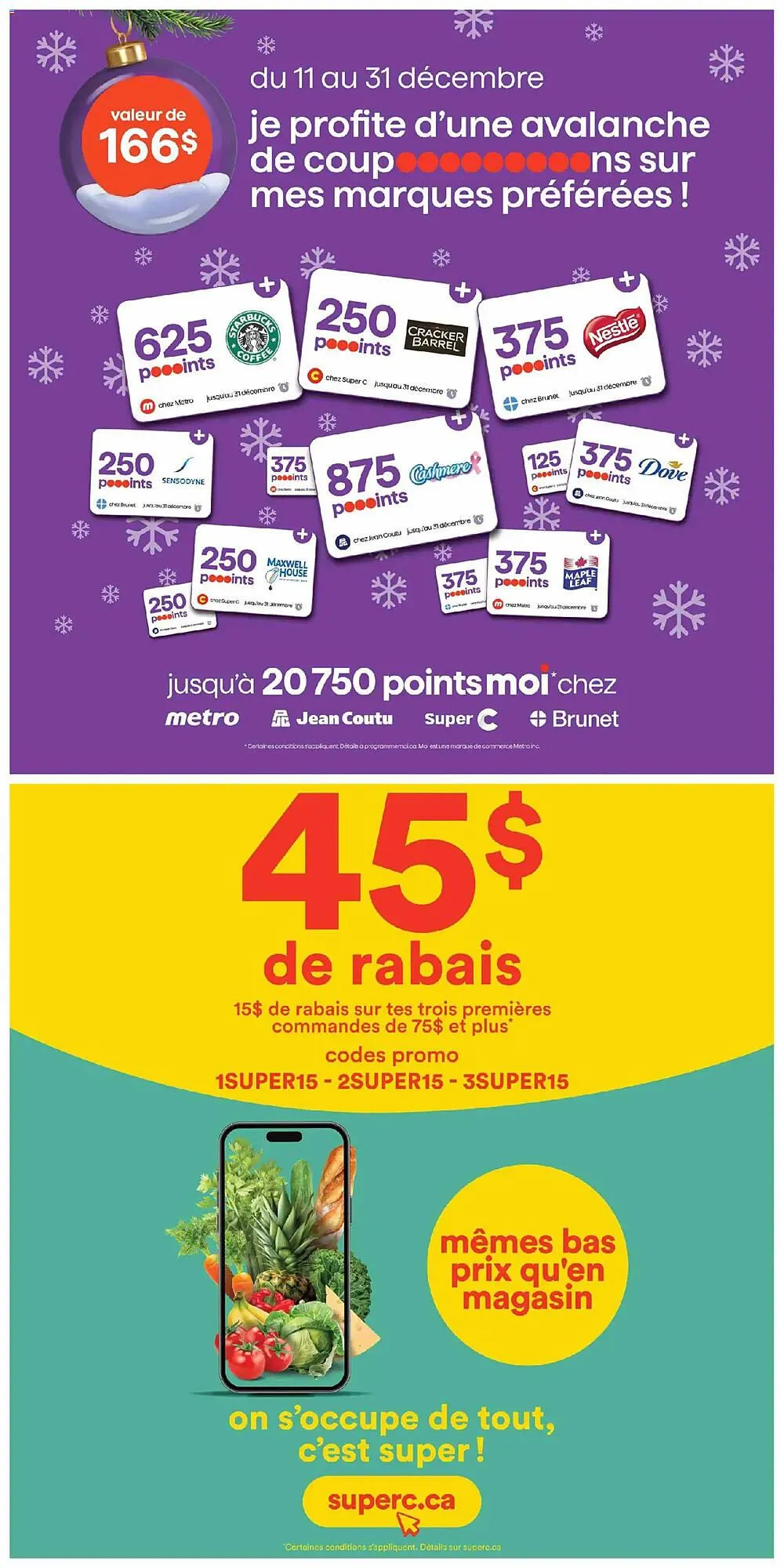 Super C flyer from December 18 to December 24 2025 - flyer page 9