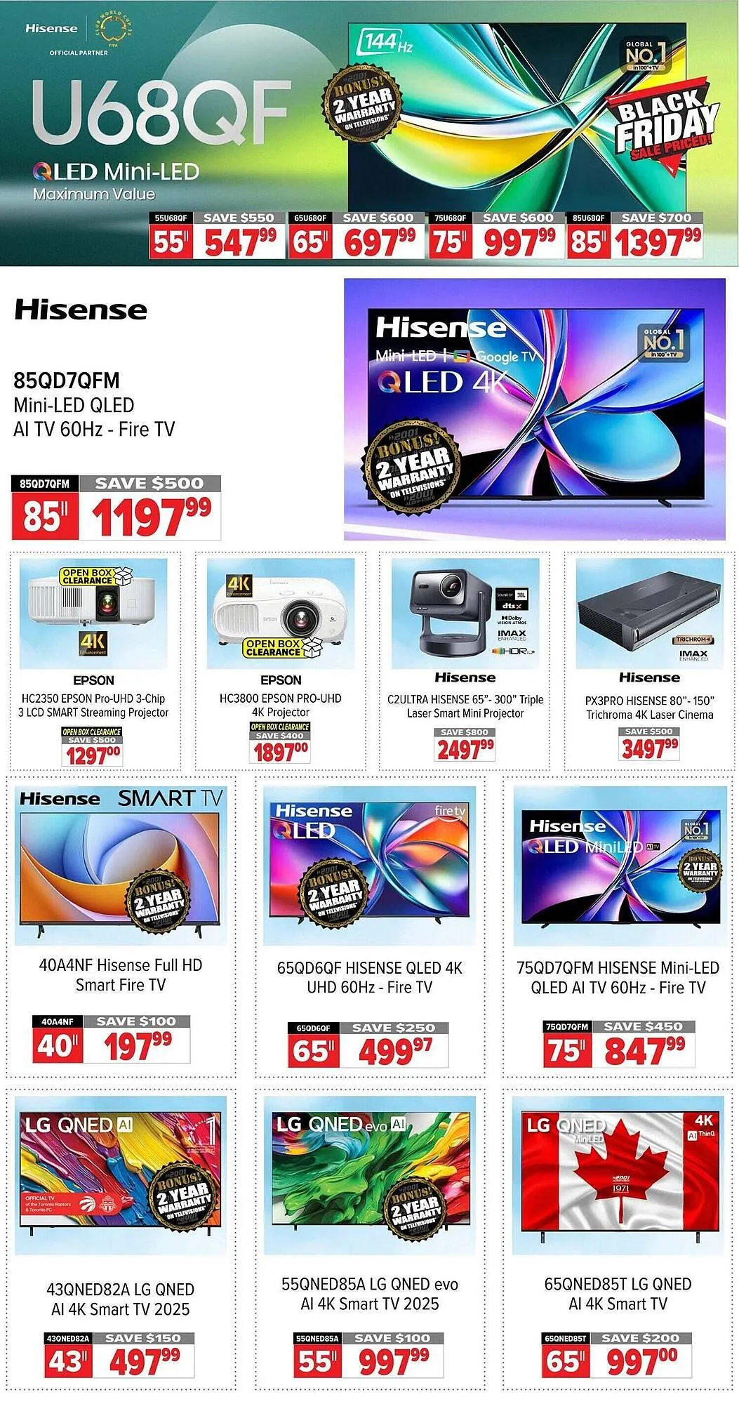 2001 Audio Video flyer from November 14 to November 20 2025 - flyer page 2