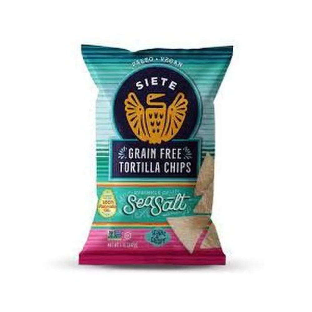Siete Tortilla Chips Grain Free Salt 142 g