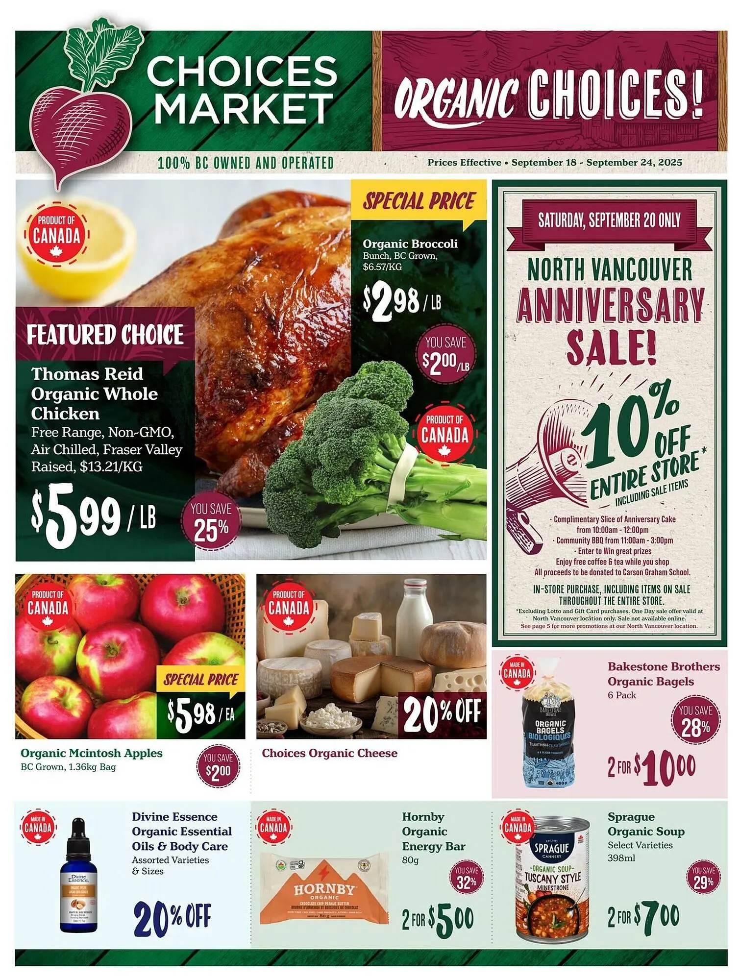 Choices Market flyer from September 18 to September 21 2025 - flyer page 1