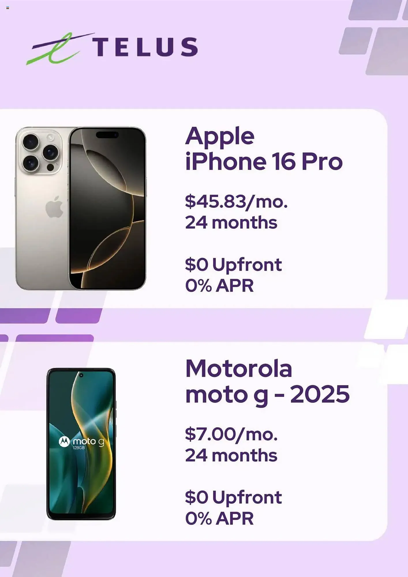 Telus flyer from July 8 to August 11 2025 - flyer page 9