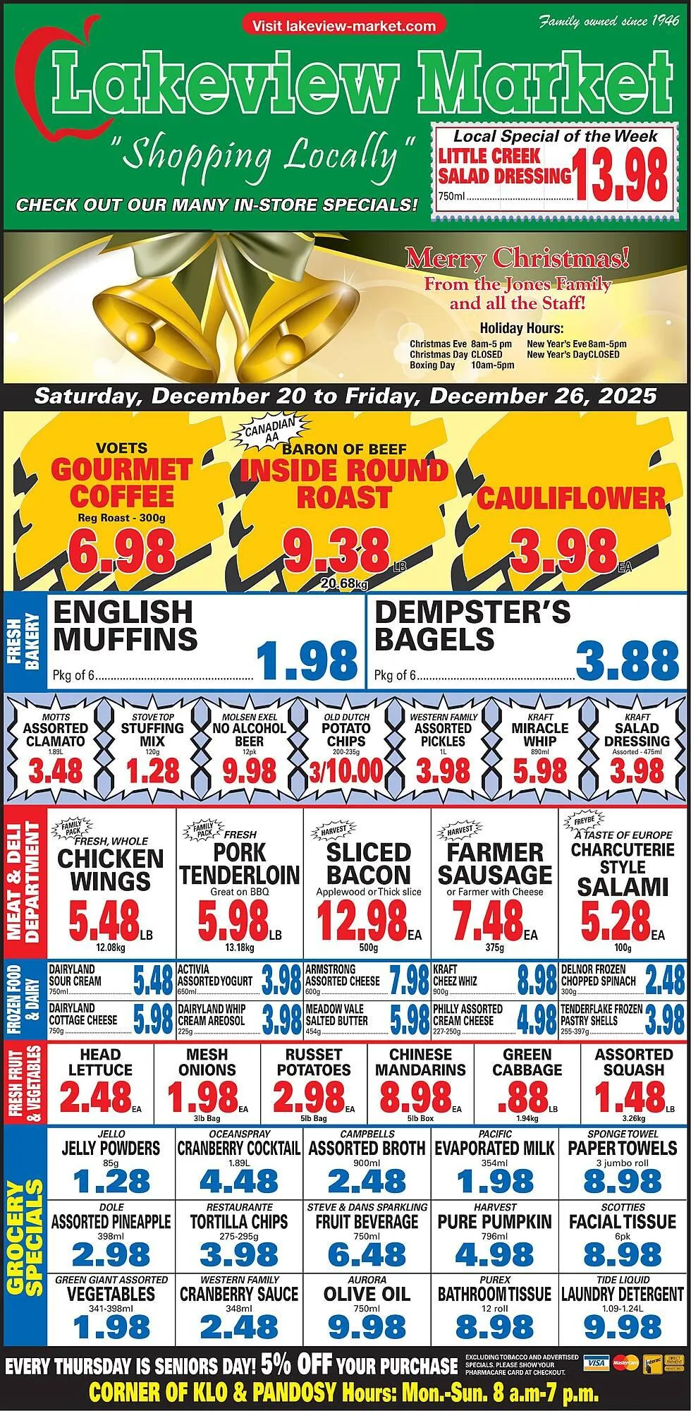 Lakeview Market flyer from December 20 to December 26 2025 - flyer page 1