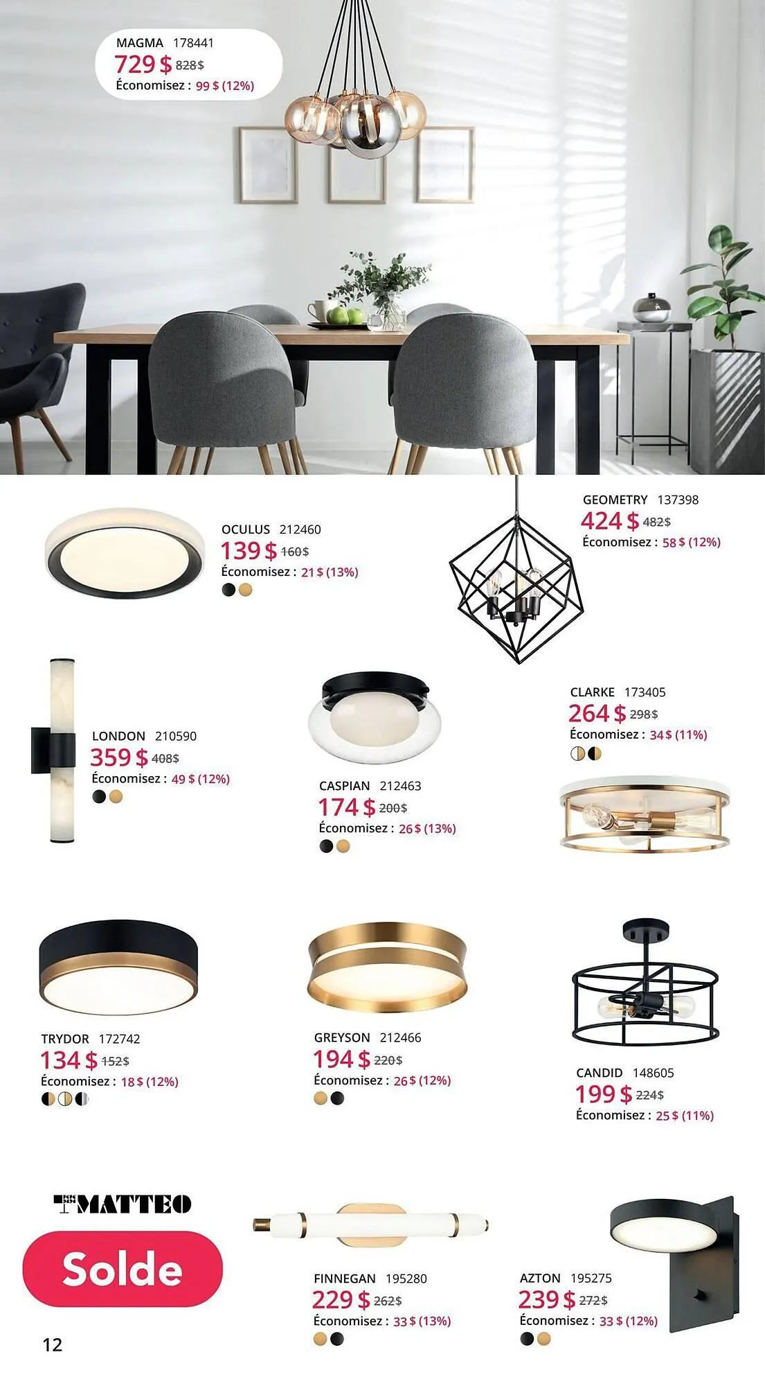 Multi Luminaire catalogue from February 23 to June 30 2026 - flyer page 12