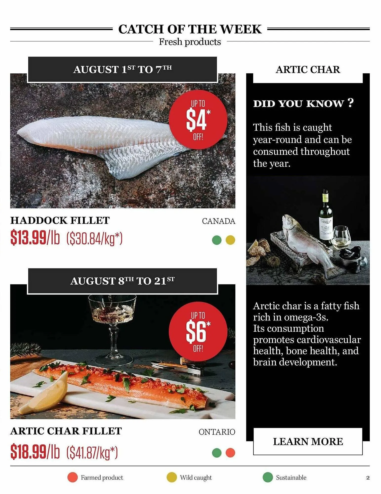 Odessa Poissonnier flyer from August 1 to September 1 2024 - flyer page 2
