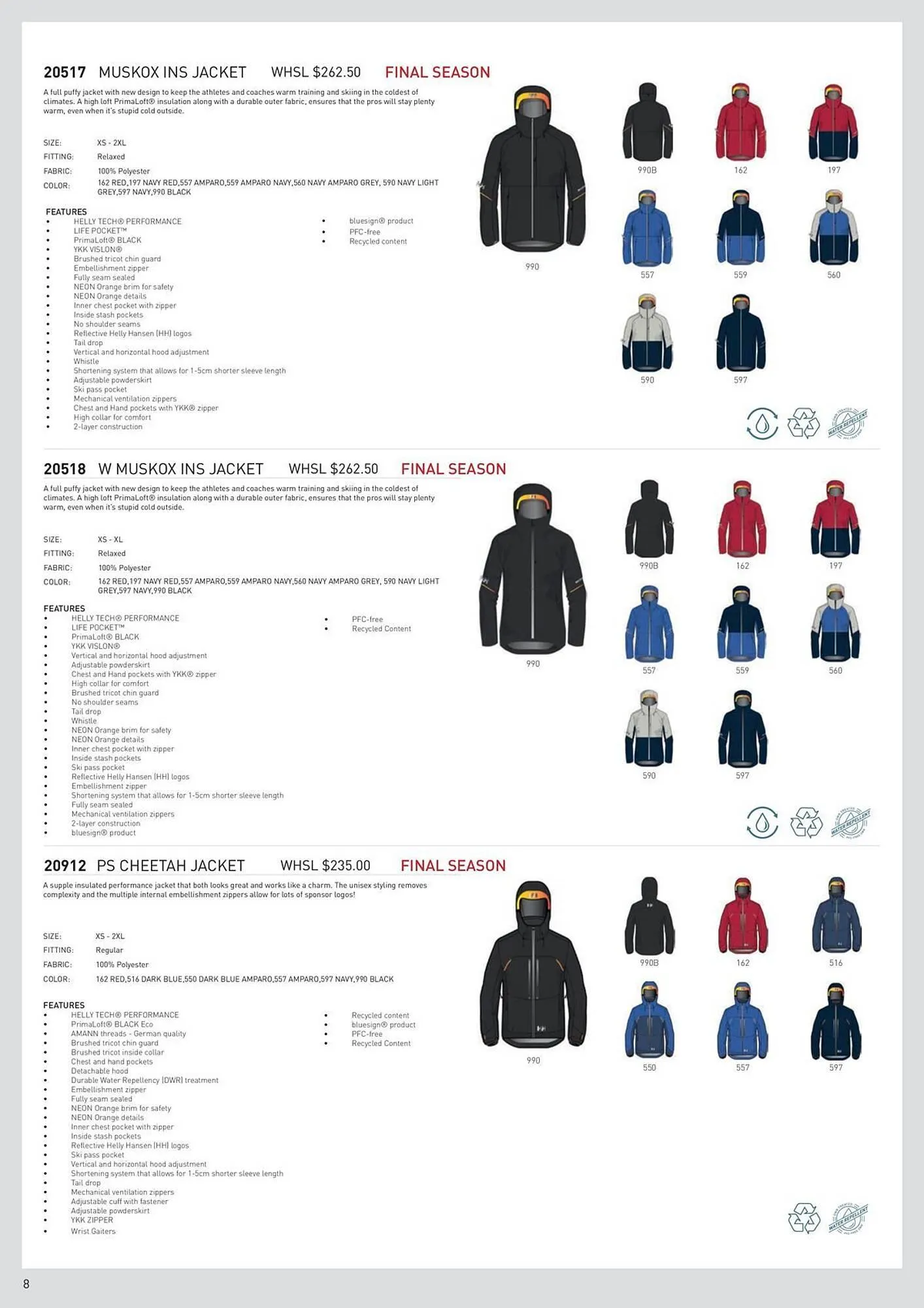 Helly Hansen flyer from September 11 to February 28 2026 - flyer page 8