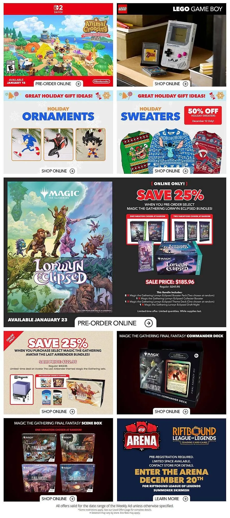 EB Games flyer from December 26 to January 1 2026 - flyer page 2