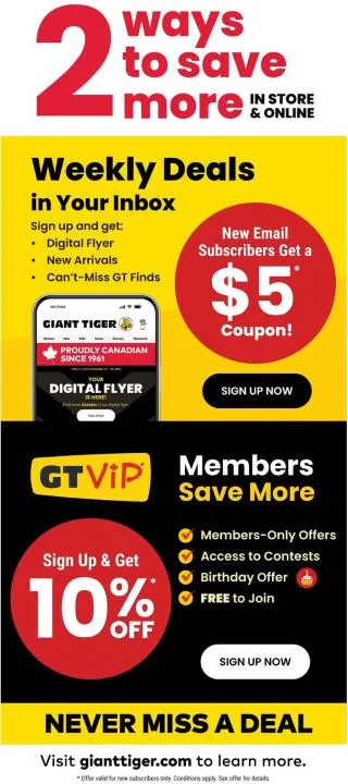 Giant Tiger Flyer from April 8 to April 14 2026 - flyer page 19