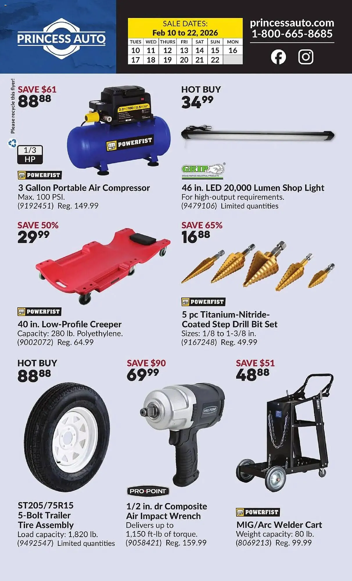 Princess Auto flyer from February 10 to February 22 2026 - flyer page 2