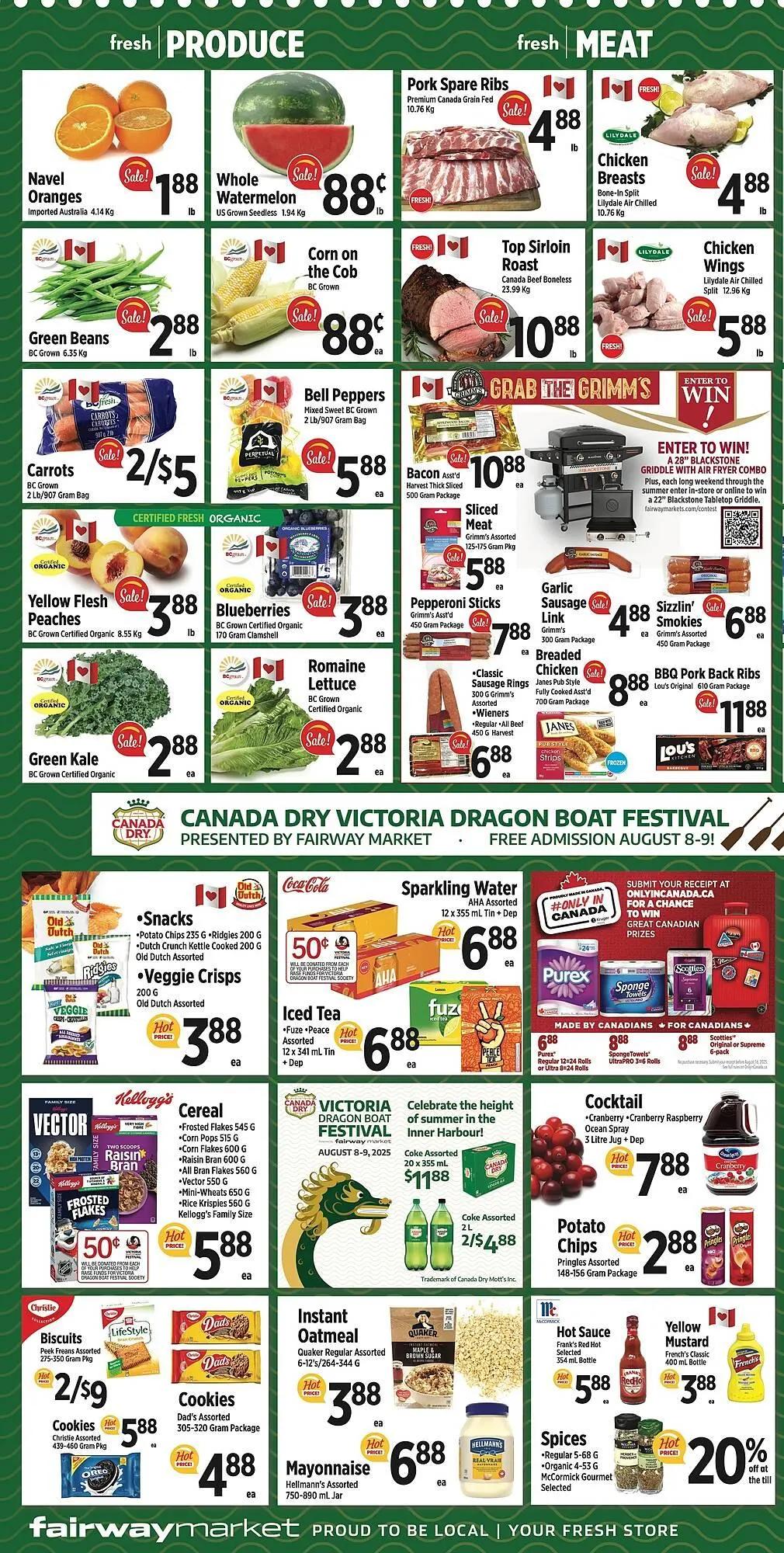 Fairway Market Canada flyer from August 1 to August 7 2025 - flyer page 2