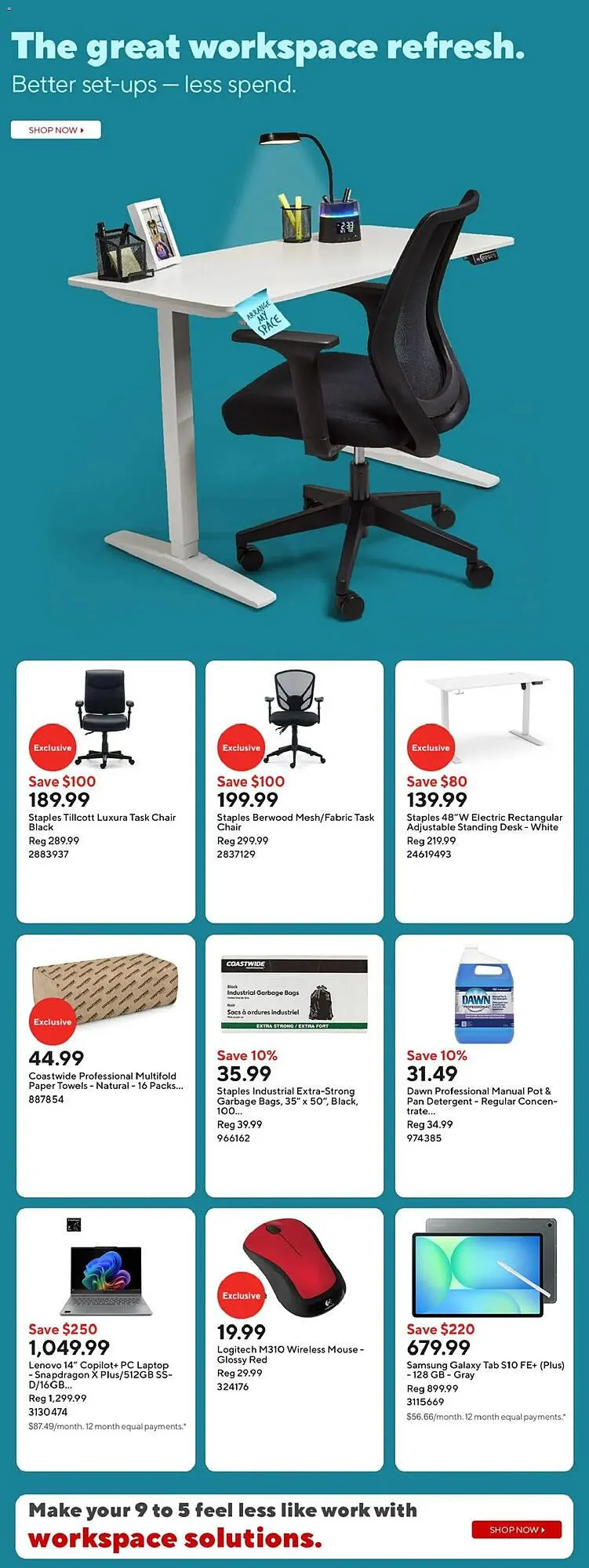 Staples flyer from January 16 to January 23 2026 - flyer page 3