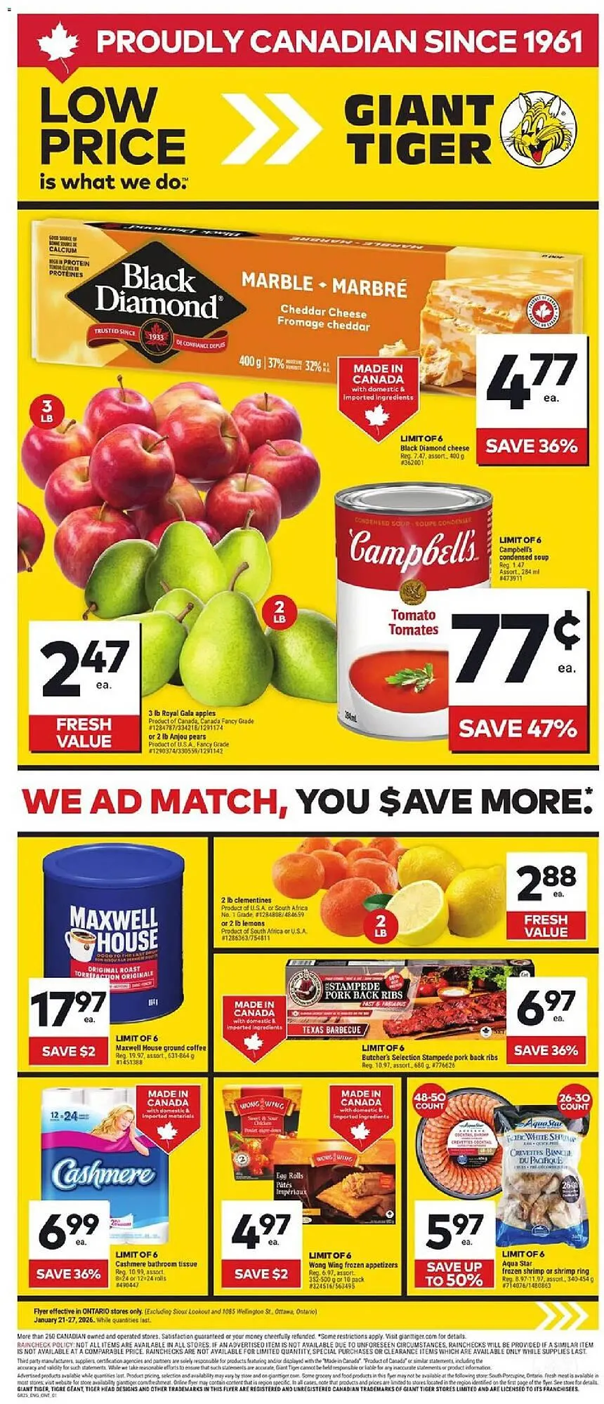 Giant Tiger flyer - 1