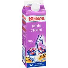 Neilson Table Cream 18% 1l