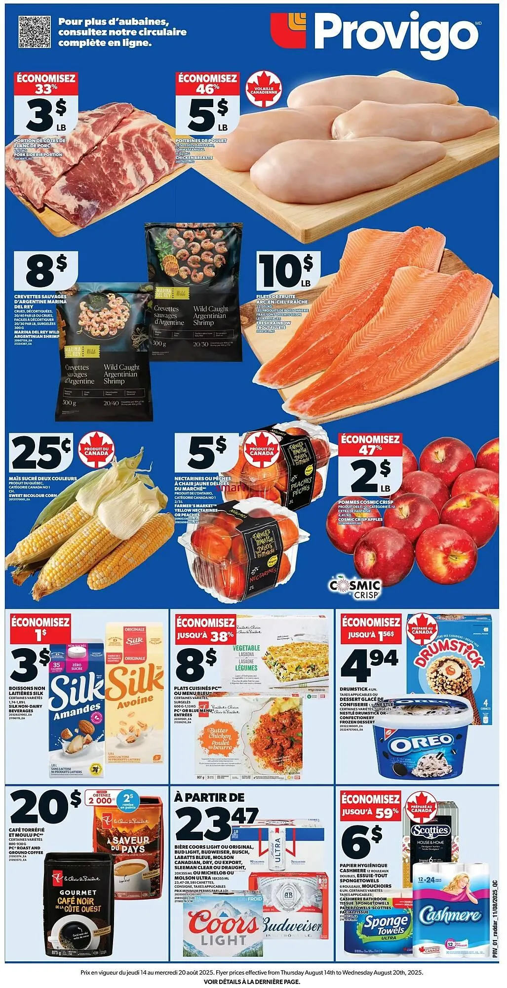 Provigo flyer from August 14 to August 27 2025 - flyer page 1