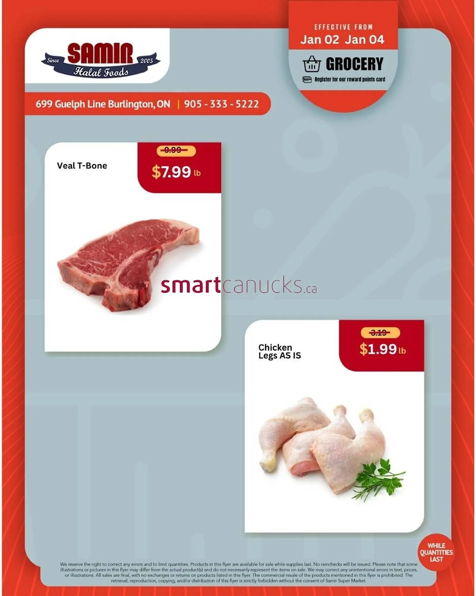 Samir Supermarket flyer from January 2 to January 4 2026 - flyer page 1