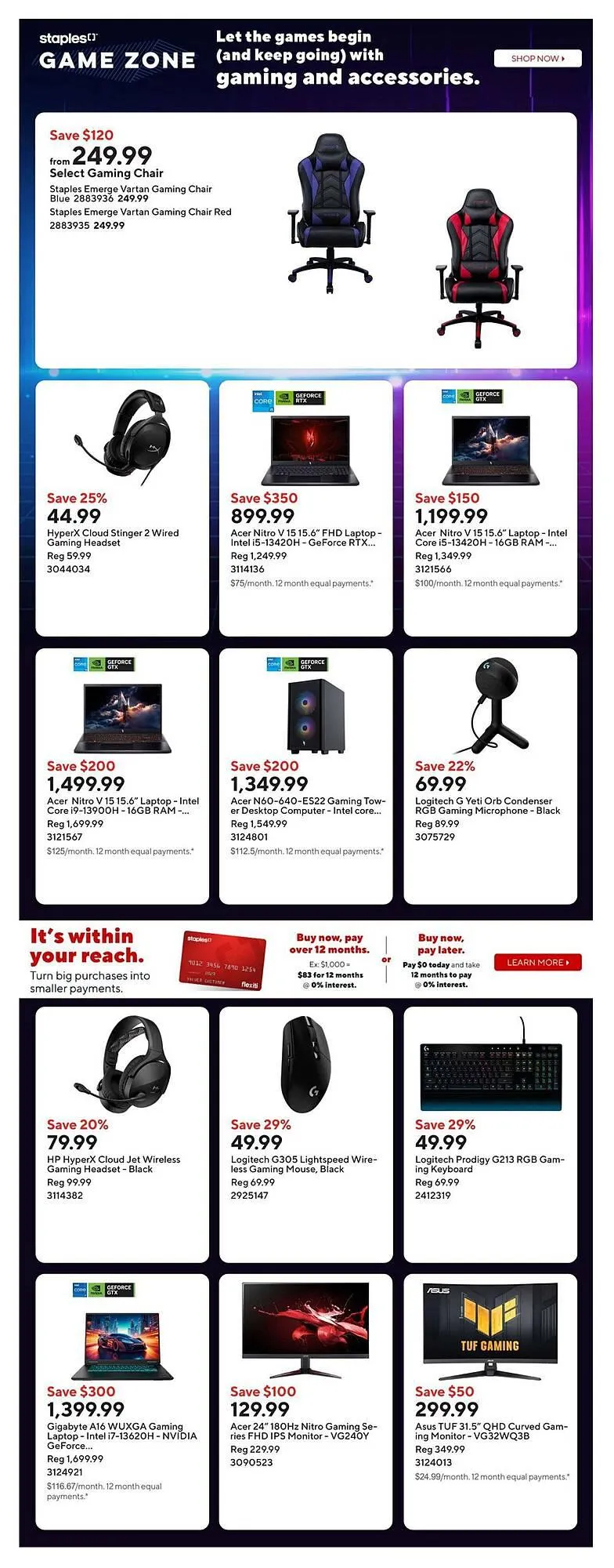 Staples flyer from January 23 to January 30 2026 - flyer page 7