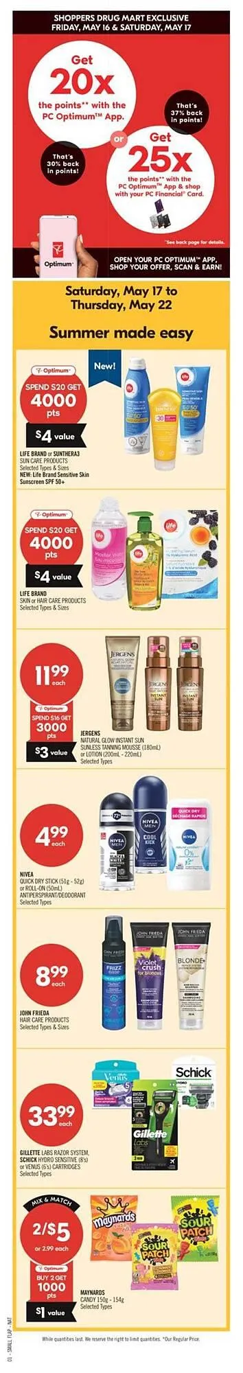 Shoppers Drug Mart flyer from May 16 to May 23 2025 - flyer page 5