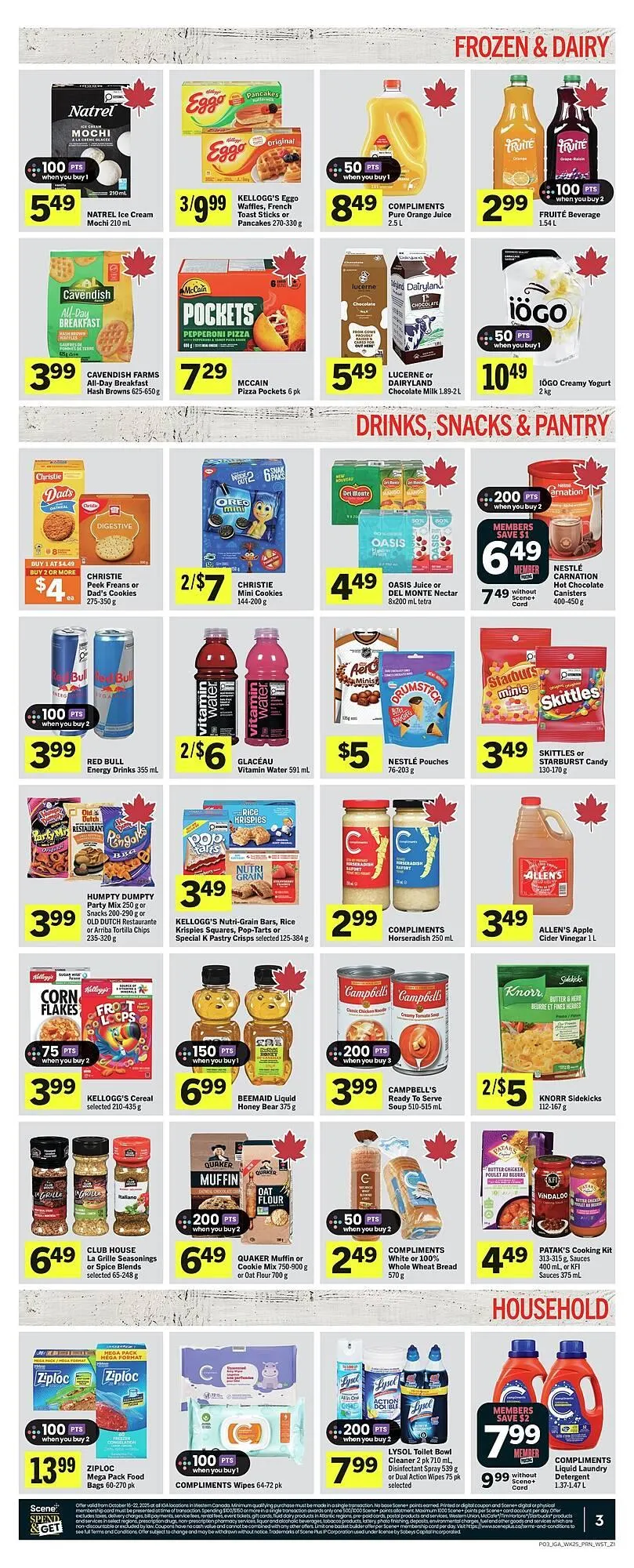 IGA flyer from October 16 to November 6 2025 - flyer page 4