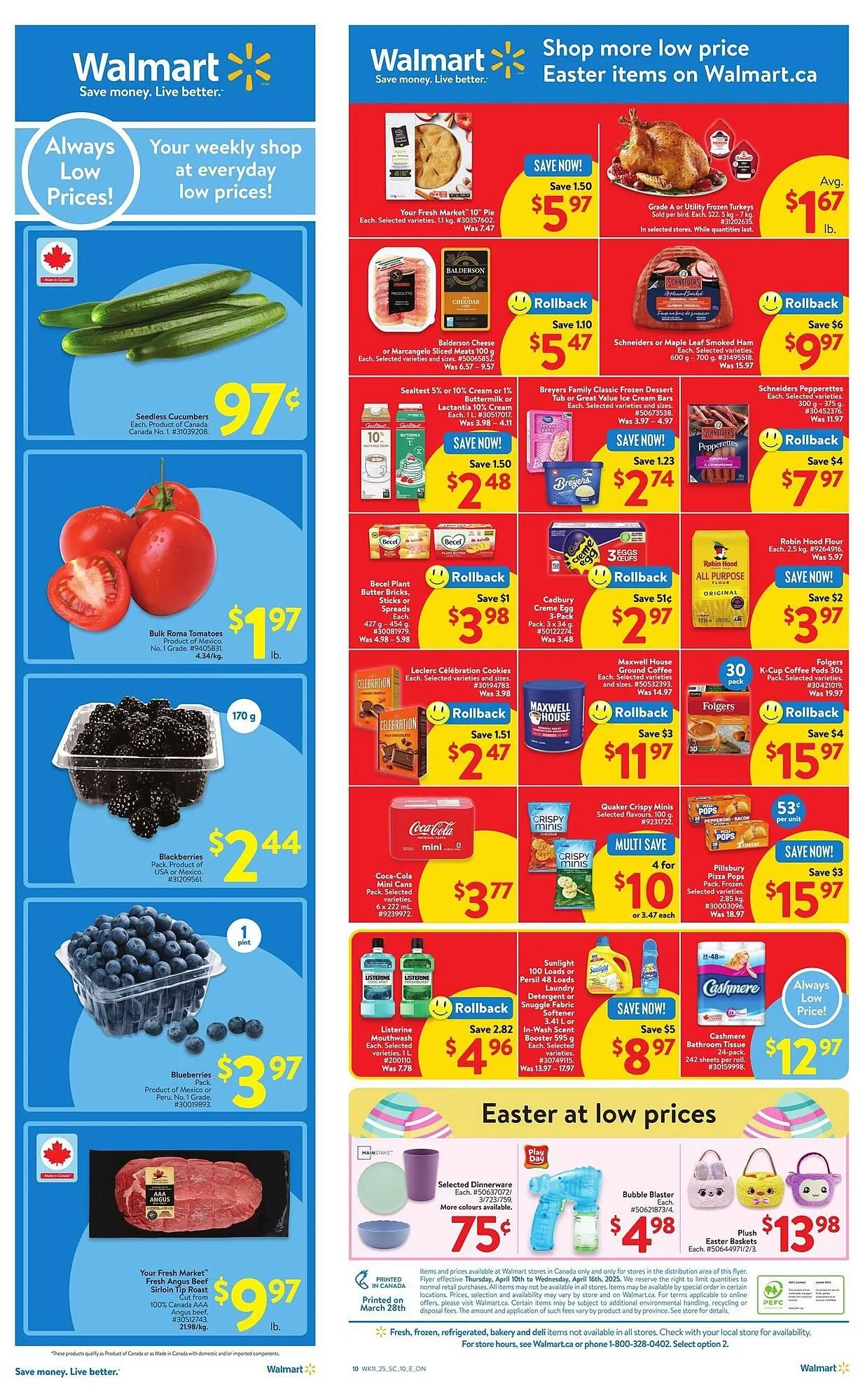 Walmart flyer from April 10 to April 17 2025 - flyer page 2