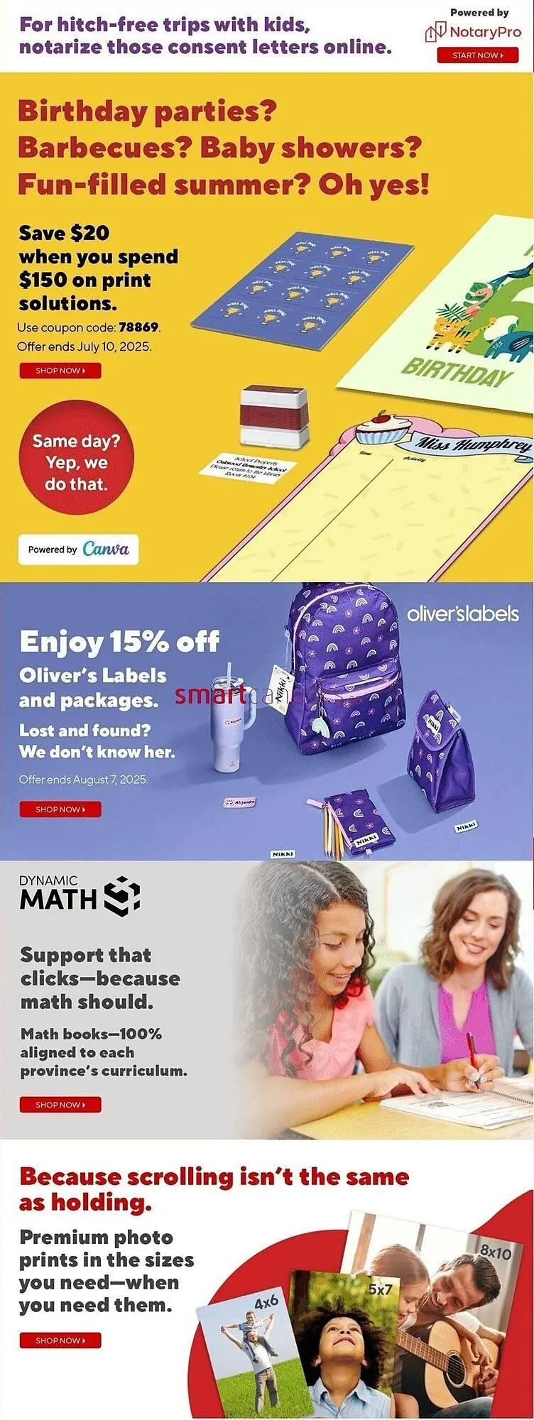 Staples flyer from July 4 to July 10 2025 - flyer page 14