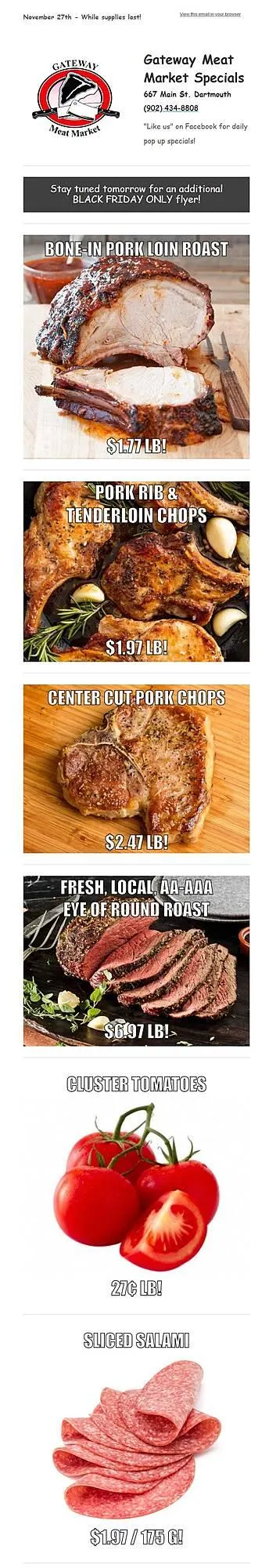 Grocery Gateway flyer - 1