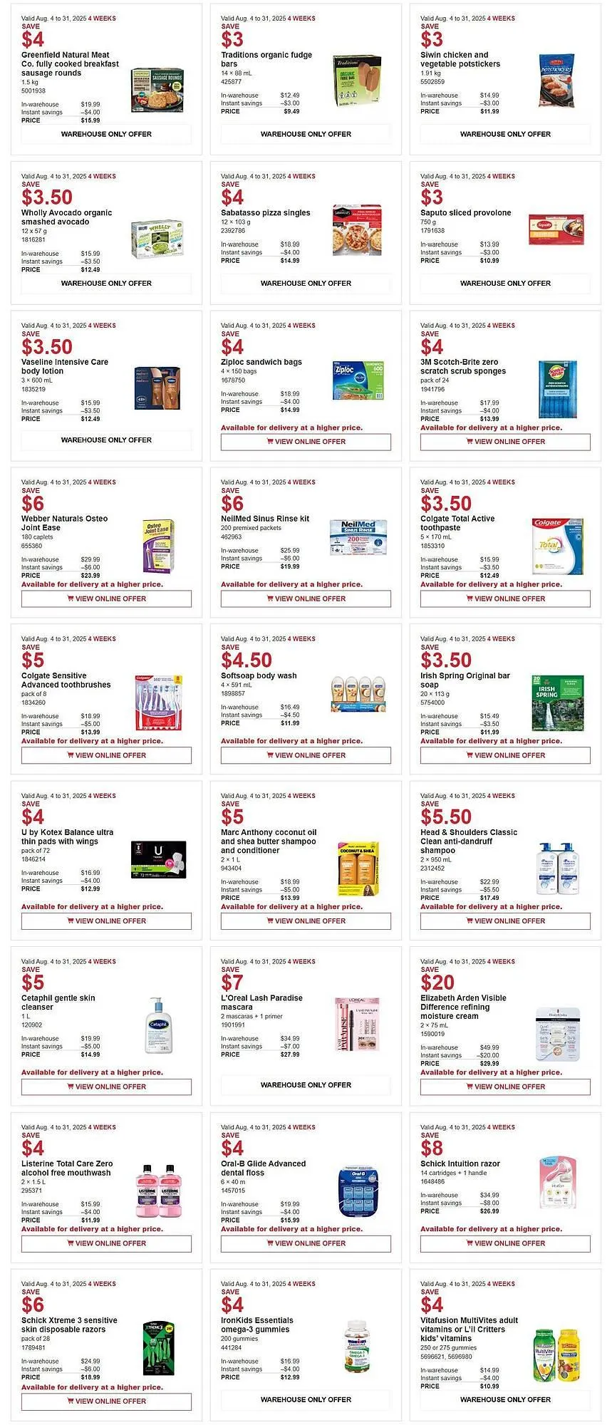 Costco flyer from August 7 to August 15 2025 - flyer page 3