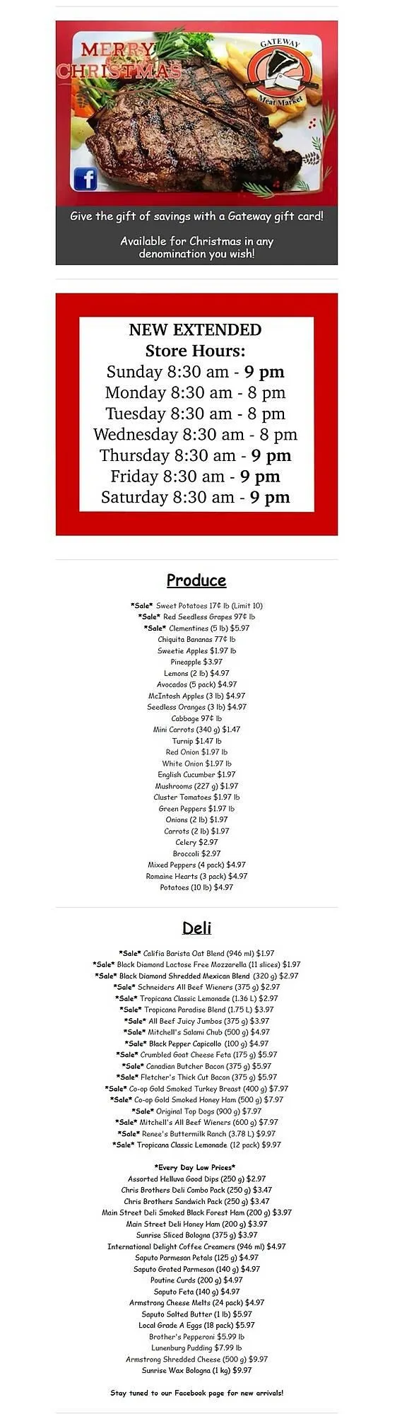 Grocery Gateway flyer from December 11 to December 17 2025 - flyer page 11